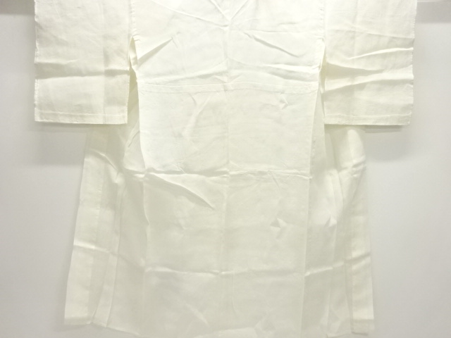 JAPANESE KIMONO / ANTIQUE JUBAN FOR SUMMER / FLORAL PLANTS